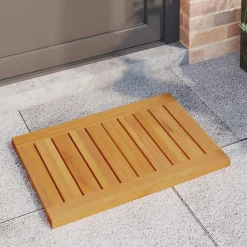 Badkameraccessoires*vidaXL Badmat Effen Bruin 60 x 40 cm Hout