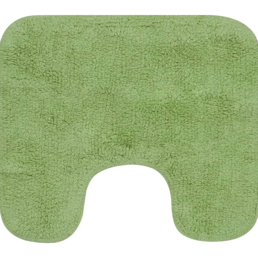 Badkameraccessoires*vidaXL Badmattenset stof 2-delig Groen