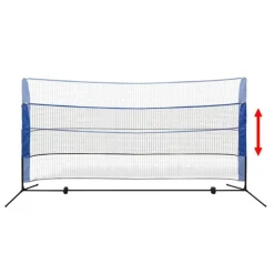 Badminton net met shuttles 300x155 cm><noscript><img width=