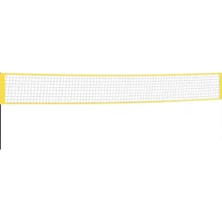 Badmintonnet 600x155 cm PE-stof geel en zwart>vidaXL Best