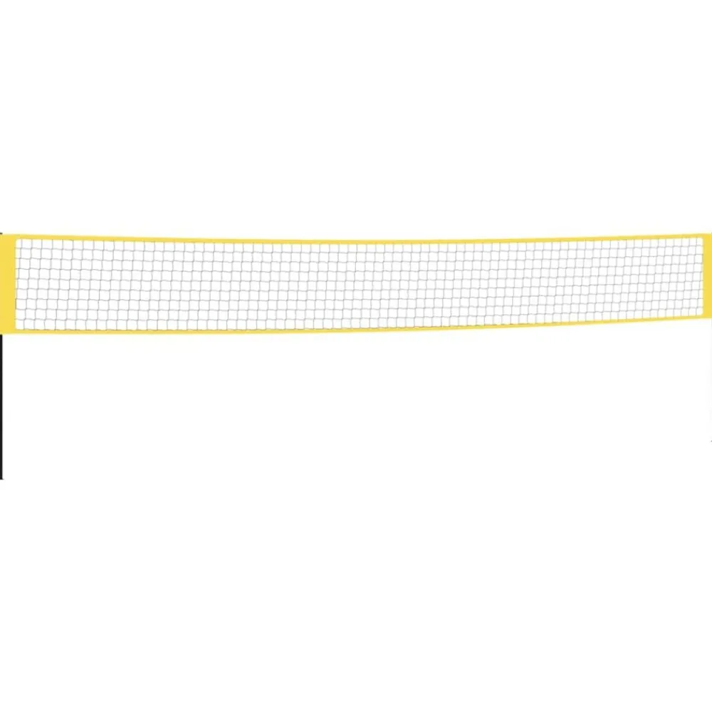 Badmintonnet 600x155 cm PE-stof geel en zwart>vidaXL Best