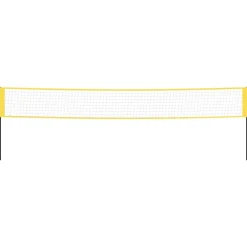 Badmintonnet 600x155 cm PE-stof geel en zwart><noscript><img width=