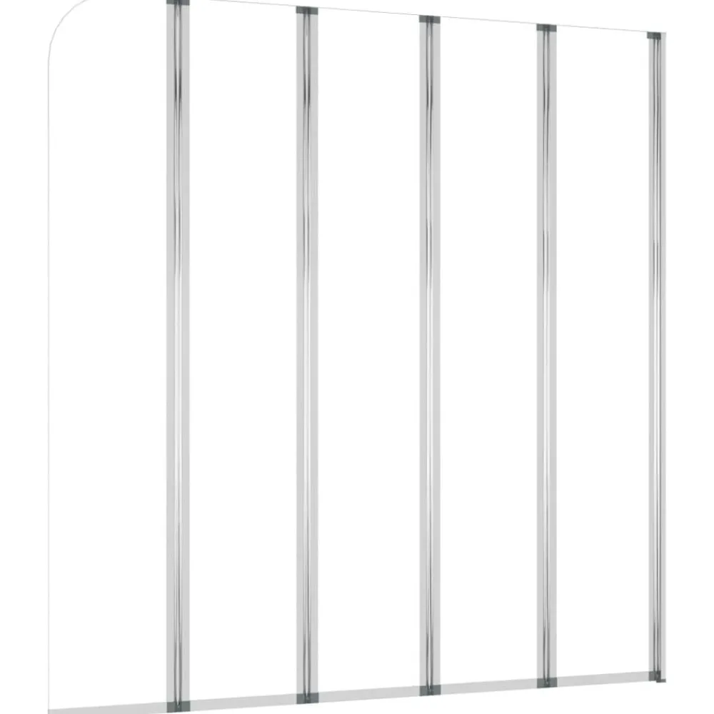 Sanitair & Loodgietersbenodigdheden*vidaXL Badwand 120x140 cm gehard glas transparant