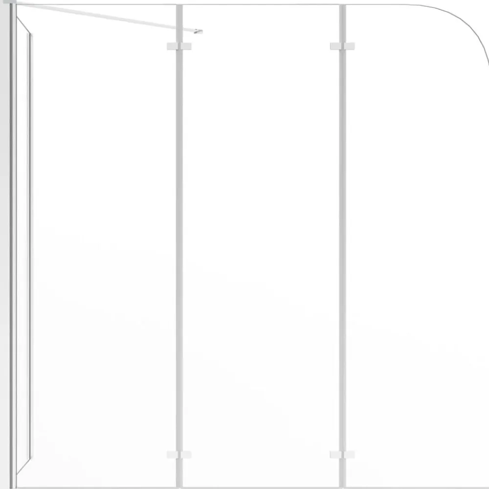 Sanitair & Loodgietersbenodigdheden*vidaXL Badwand 120x69x130 cm gehard glas transparant