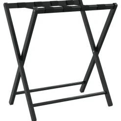 Bagage & Tassen*vidaXL Bagagerek 68,5x38x58 cm bamboe zwart