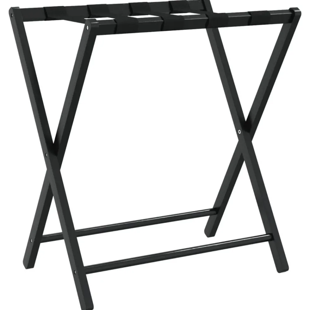 Bagage & Tassen*vidaXL Bagagerek 68,5x38x58 cm bamboe zwart