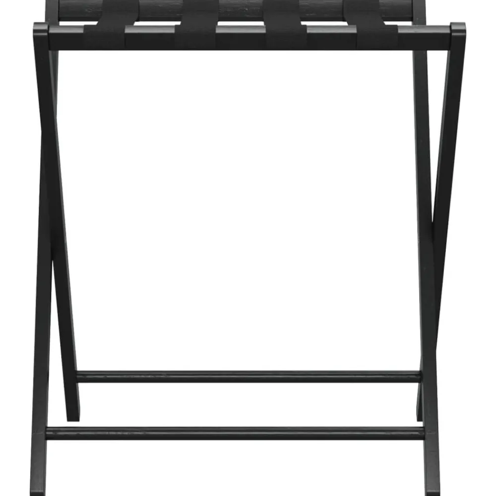 Bagage & Tassen*vidaXL Bagagerek 68,5x38x58 cm bamboe zwart