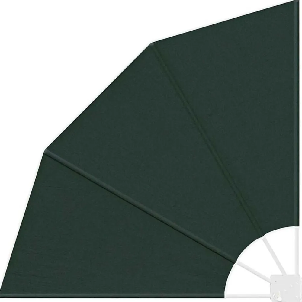 Tuin & Gazon*vidaXL Balkon Privacy Scherm 115 x 115 cm Polyester Donkergroen
