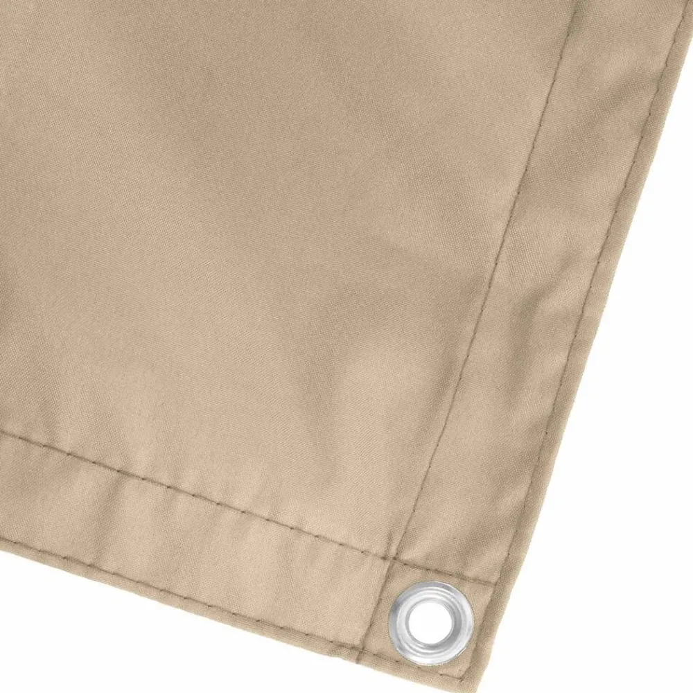 Tuin & Gazon*vidaXL Balkon Scherm PU gecoat oxford alu Beige