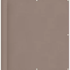 Tuin & Gazon*vidaXL Balkon Scherm 110 x 300 cm Oxford Stof Taupe