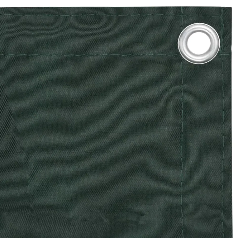 Tuin & Gazon*vidaXL Balkonscherm 75x300 cm oxford stof Donkergroen