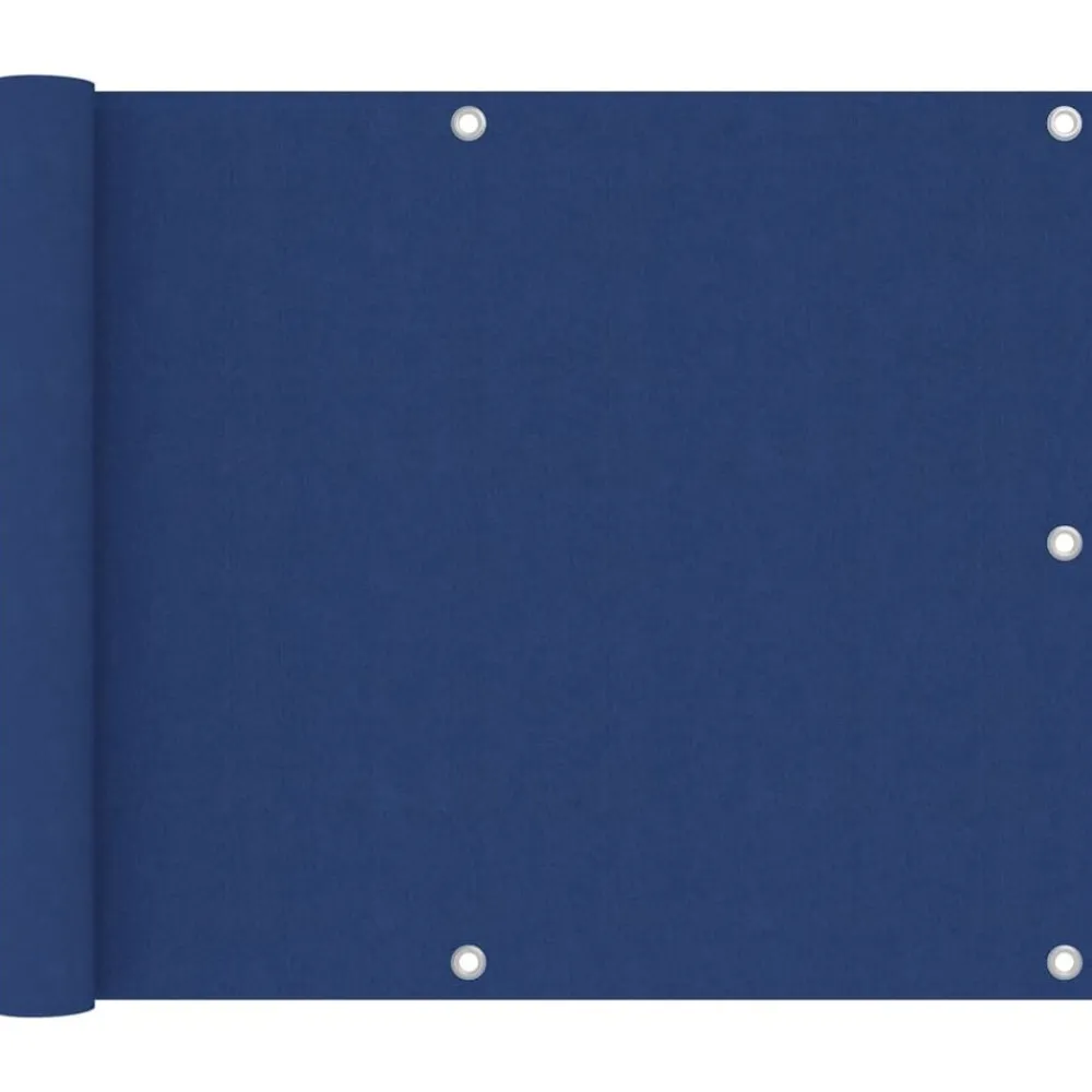 Tuin & Gazon*vidaXL Balkonscherm 75x300 cm oxford stof Blauw
