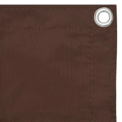 Tuin & Gazon*vidaXL Balkonscherm 75x300 cm oxford stof Bruin