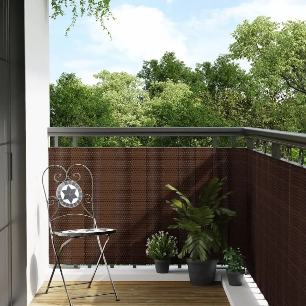 Balkonscherm 300x80 cm poly rattan>vidaXL Discount