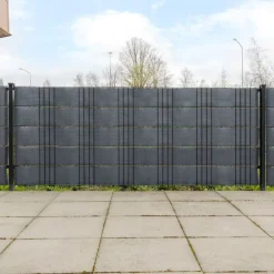 Balkonschermen 5 st 255x19 cm poly rattan kleurig>vidaXL