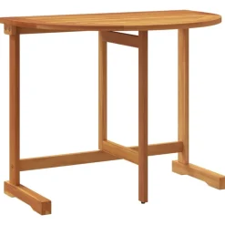 Tuinmeubelen*vidaXL Balkontafel inklapbaar 90x60x72 cm massief acaciahout