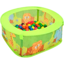 Speelgoed*vidaXL Ballenbak voor kinderen met 300 ballen 75x75x32 cm Multikleur