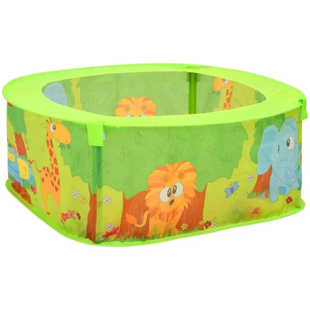 Ballenbak voor kinderen met 300 ballen 75x75x32 cm>vidaXL