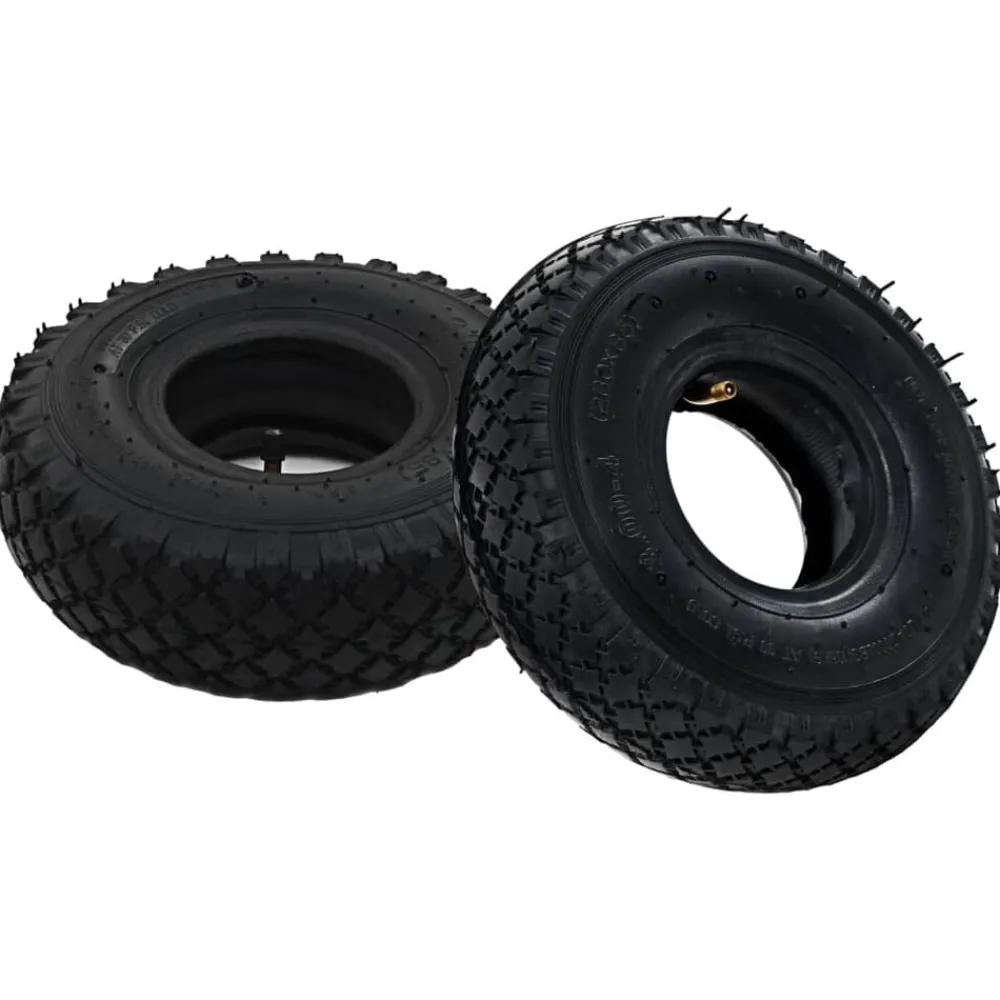 Banden/binnenbanden voor steekwagens 3,00-4 260x85 rubber 2 st>vidaXL Best