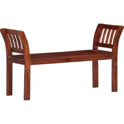 Bank 111 cm massief acaciahout>vidaXL New