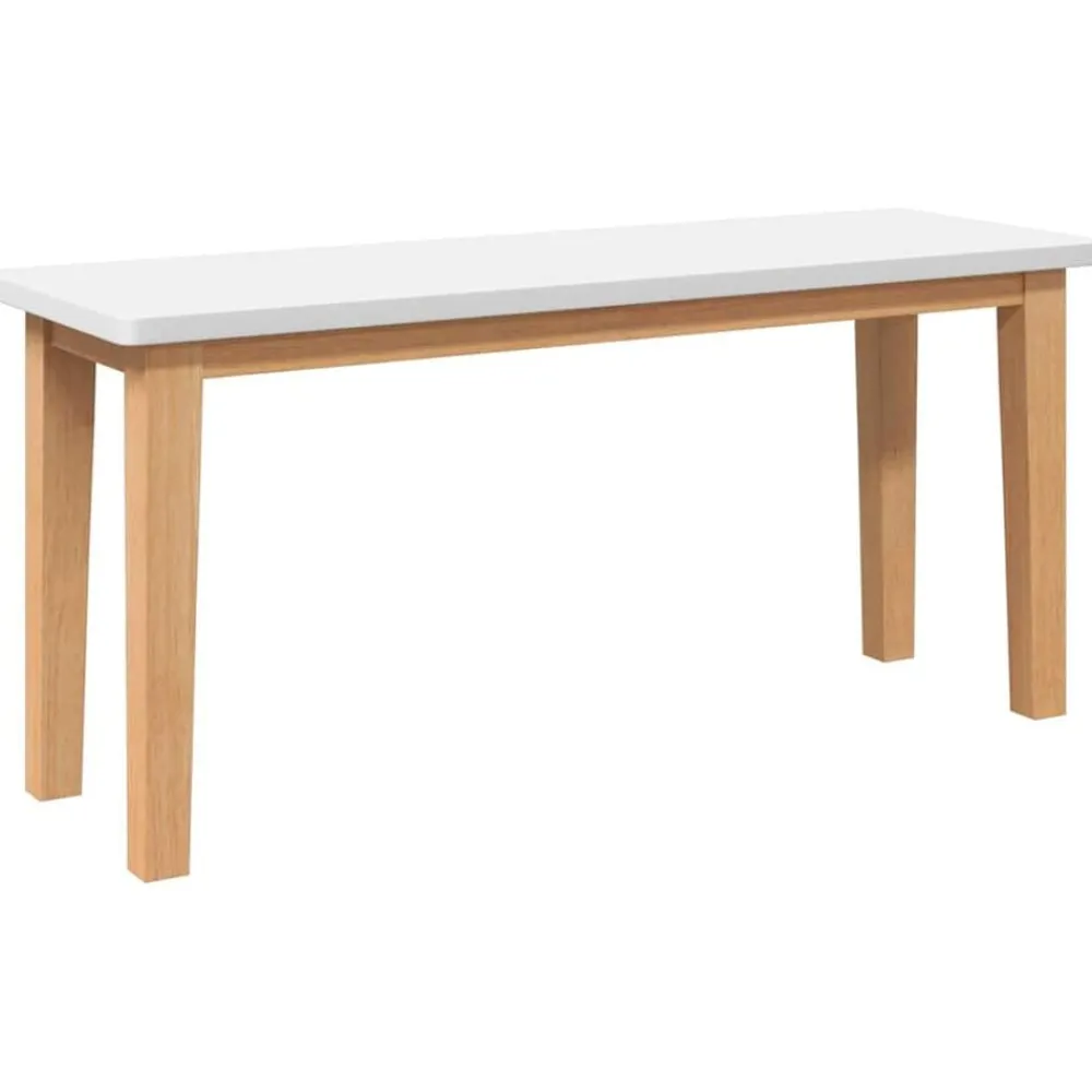 Bank 90 cm massief hout rubber>vidaXL Best