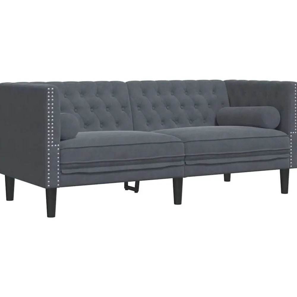 Bank 174 x 74,5 x 70,5 cm Fluweel>vidaXL