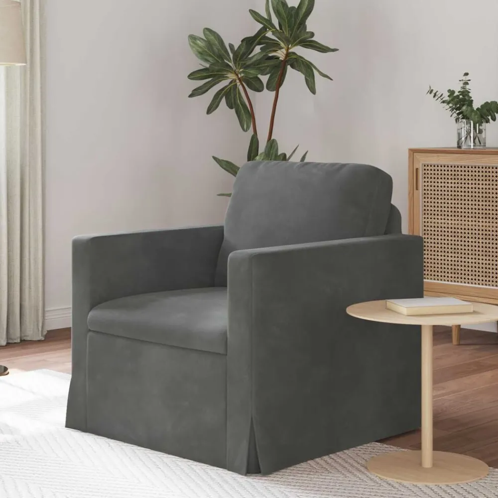 Bank 78 x 78 x 80 cm Fluweel>vidaXL Sale