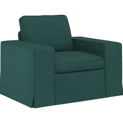 Banken*vidaXL Bank 103 x 80 x 82 cm Stof Donkergroen