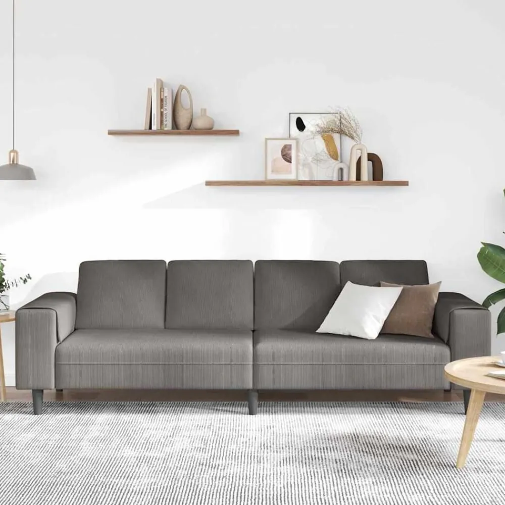 Bank 250 x 77 x 76 cm Katoen Stof>vidaXL Clearance