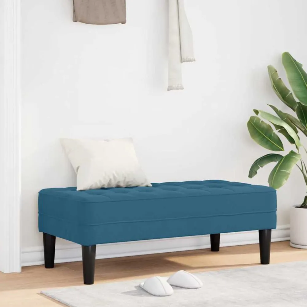 Bank met kussen 113 x 57 x 39 cm Fluweel>vidaXL Clearance