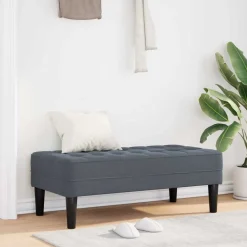 Bank met kussen 113 x 57 x 39 cm Fluweel>vidaXL Discount