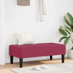 Bank met kussen 113 x 57 x 39 cm Fluweel>vidaXL Best