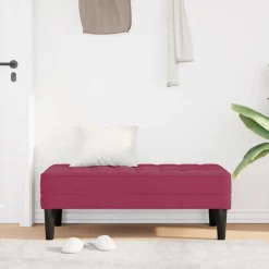 Bank met kussen 113 x 57 x 39 cm Fluweel><noscript><img width=