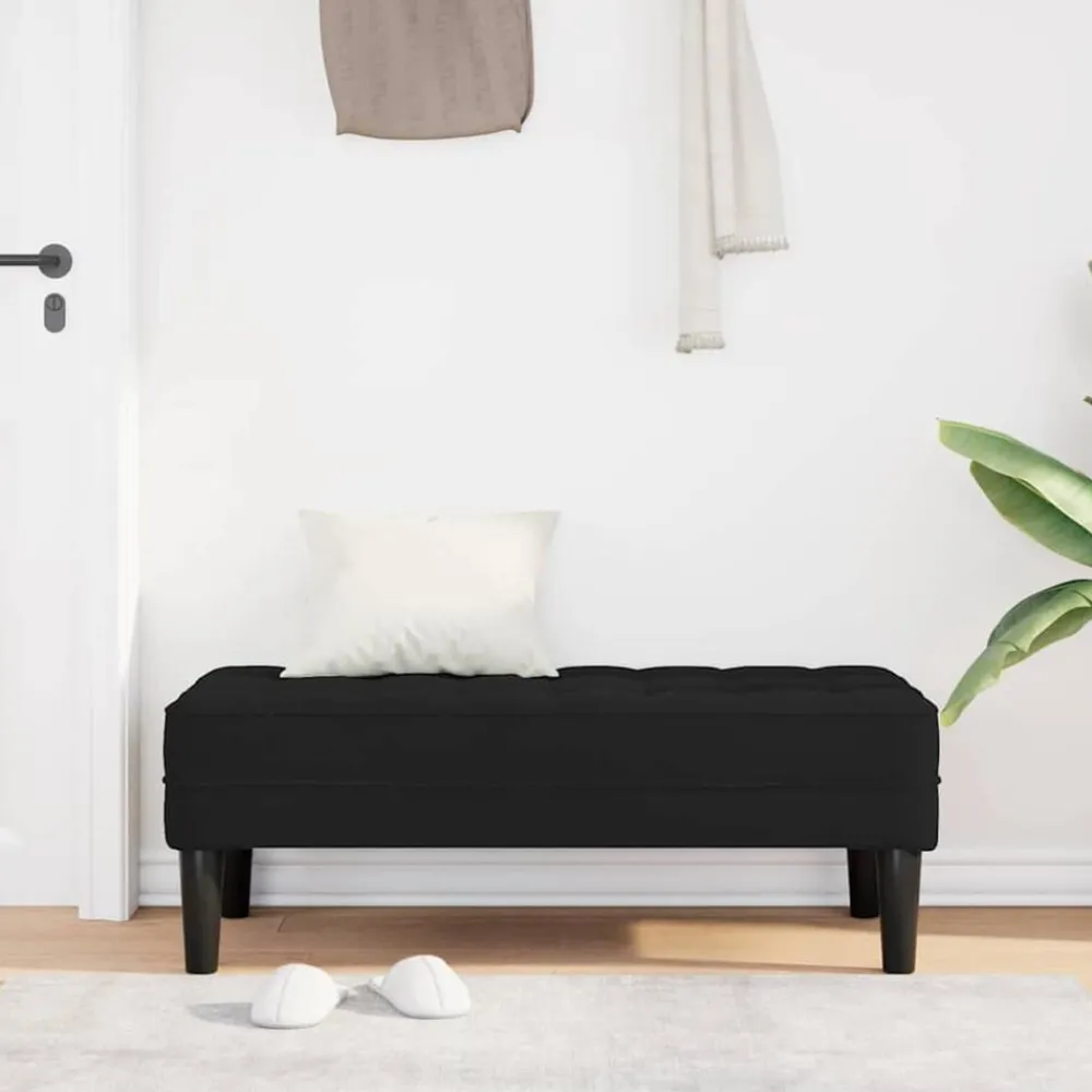 Bank met kussen 113 x 57 x 39 cm Fluweel>vidaXL Online