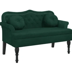 Bank met kussens 120,5x65x75 cm fluweel>vidaXL Hot