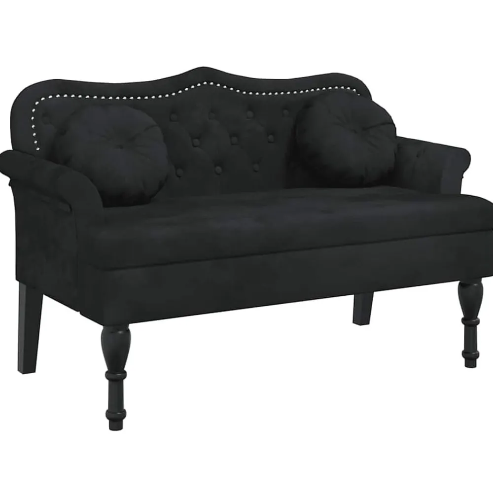 Bank met kussens 120,5x65x75 cm fluweel>vidaXL Hot