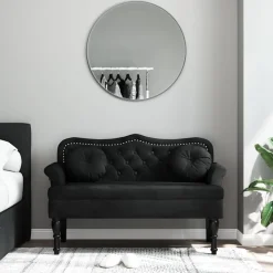 Bank met kussens 120,5x65x75 cm fluweel>vidaXL Hot