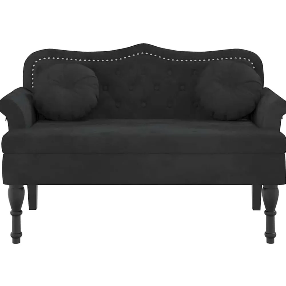 Bank met kussens 120,5x65x75 cm fluweel>vidaXL Hot