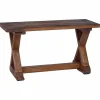Bankjes*vidaXL Bank Naturel 85 x 35 x 46 cm Massief gerecycled hout