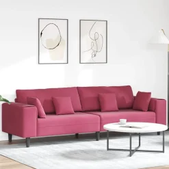 Bank 250 x 77 x 76 cm Fluweel>vidaXL Sale
