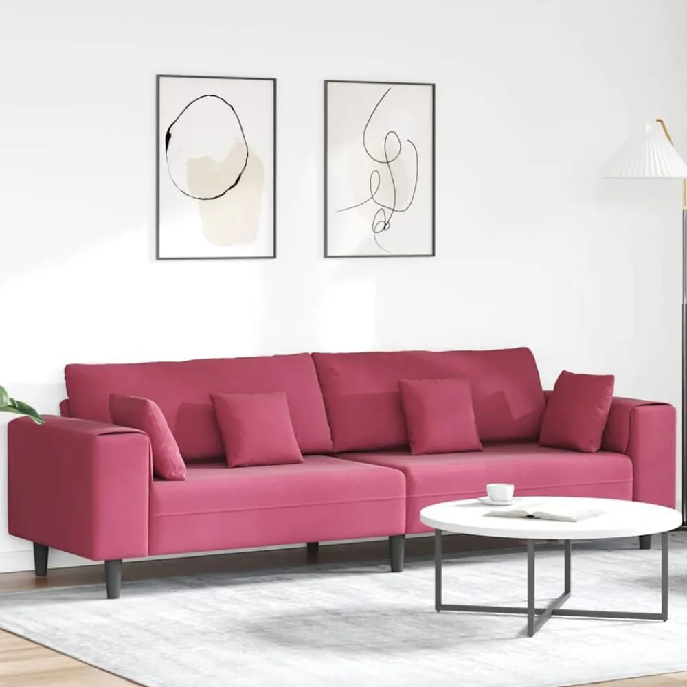 Bank 250 x 77 x 76 cm Fluweel>vidaXL Sale