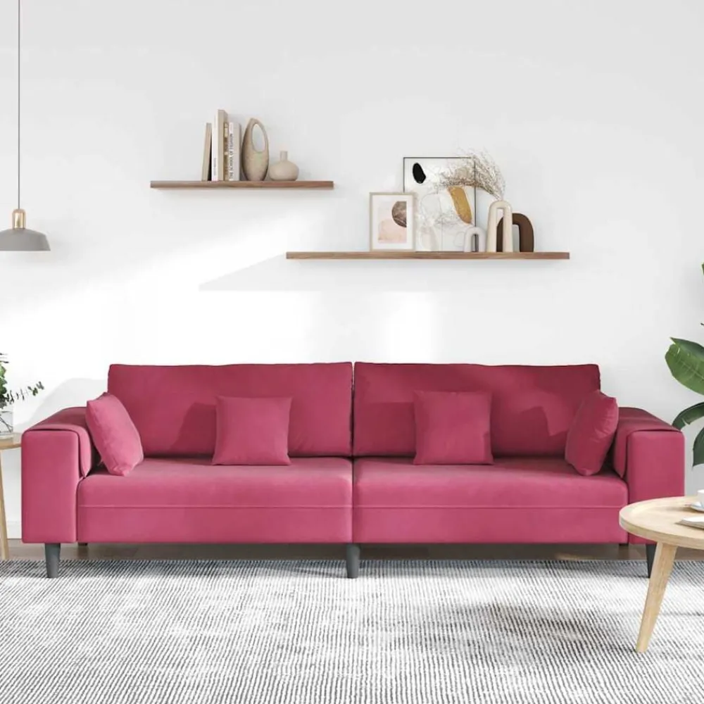 Bank 250 x 77 x 76 cm Fluweel>vidaXL Sale