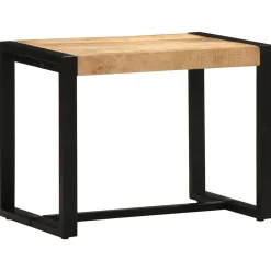 Bankjes*vidaXL Bank 60x35x45 cm massief ruw hout mango