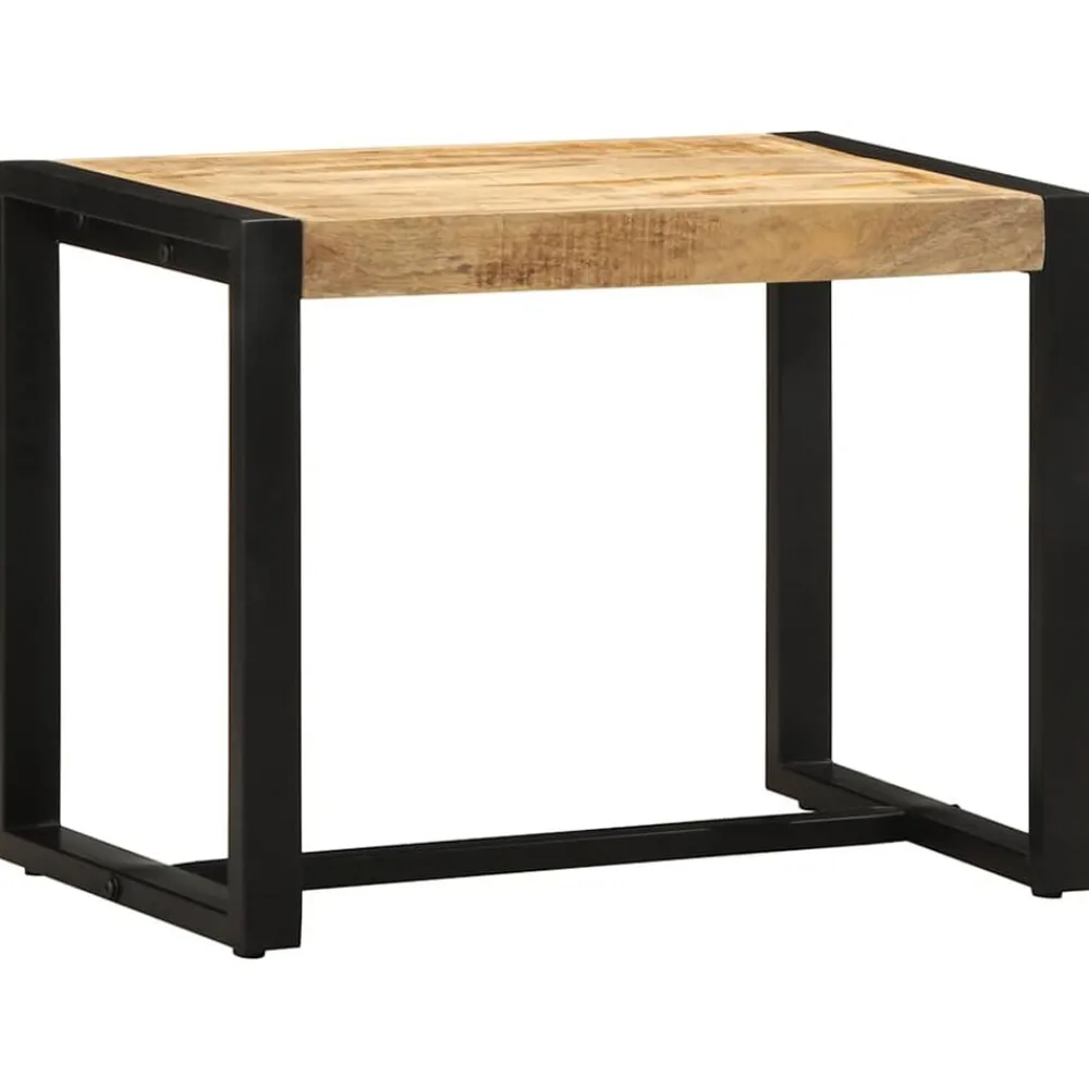 Bankjes*vidaXL Bank 60x35x45 cm massief ruw hout mango