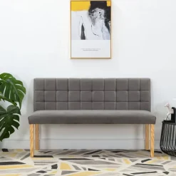 Bankje 140 cm fluweel>vidaXL