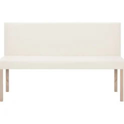 Bankjes*vidaXL Bankje 139,5 cm kunstleer crème Crème