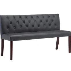 Bankje 148,5 cm kunstsuède>vidaXL Outlet