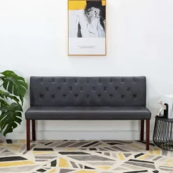 Bankje 148,5 cm kunstsuède>vidaXL Outlet
