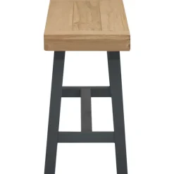 Bankjes*vidaXL Bankje 110 cm massief teakhout
