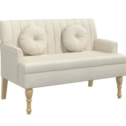 Bankje met kussens 113x64,5x75,5 cm>vidaXL Hot